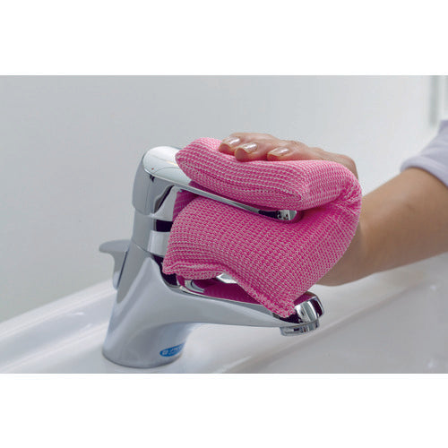 3M Scotch-Brite Bath Shine Dimpled Bath Sponge Pink BN-01 1 piece