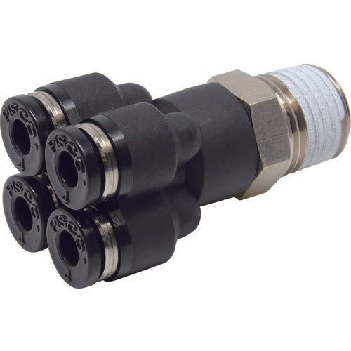 PISCO 튜브 피팅 브랜치 이중 와이 PRX4-02 1 개