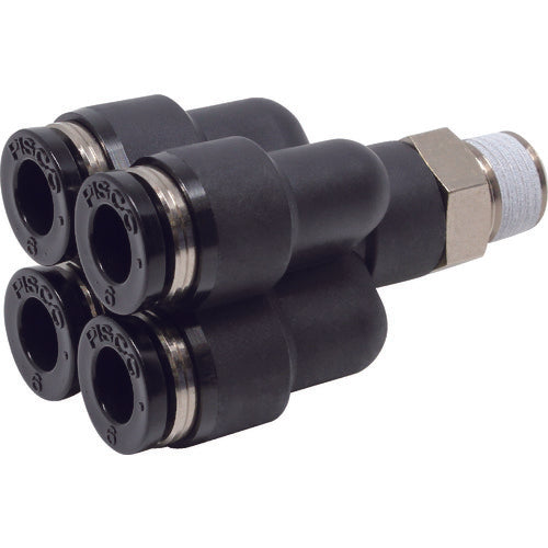 PISCO 튜브 피팅 브랜치 이중 와이 PRX6-01 1 개