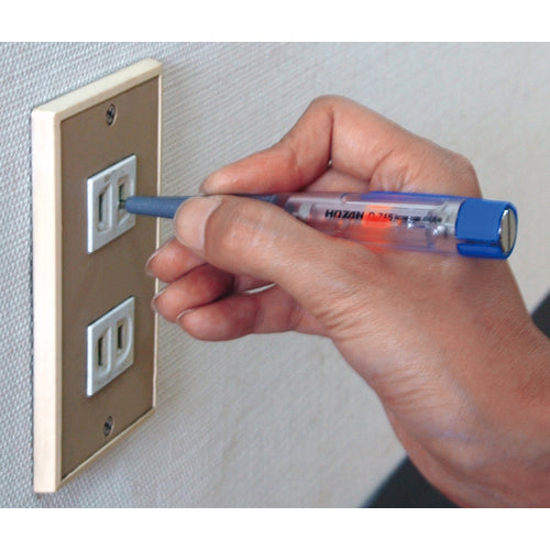 HOZAN LED検電ドライバー 交流電圧100〜240V D-745 1 本