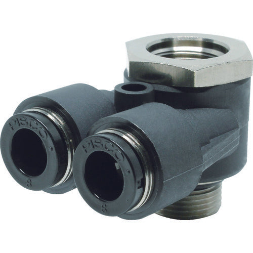 PISC 메인 블록 에어 취출 포트 유니버설 브랜치 MHB1408 1 개