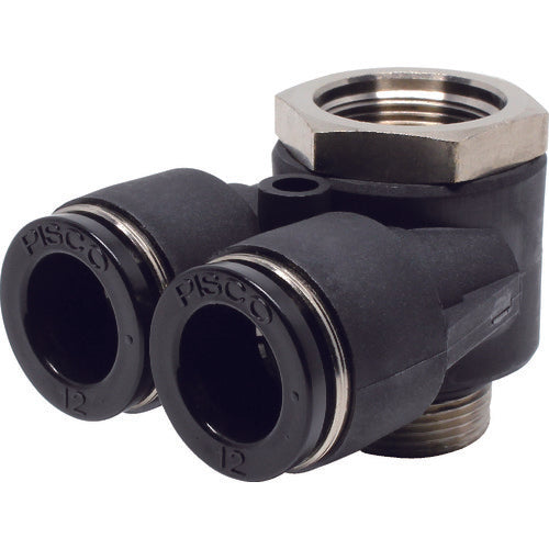 PISCO メインブロック エア取出ポート ユニバーサルブランチ MHB1812 1 個