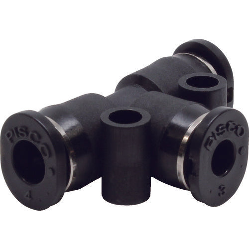 PISCO Tube Fitting Mini Type Different Diameter Union Tee 4 x 4 x 3 PEG4-3M 1 pc