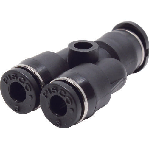 PISCO Tube Fitting Mini Type Different Diameter Union Y 4 x 3 PW4-3M 1 pc