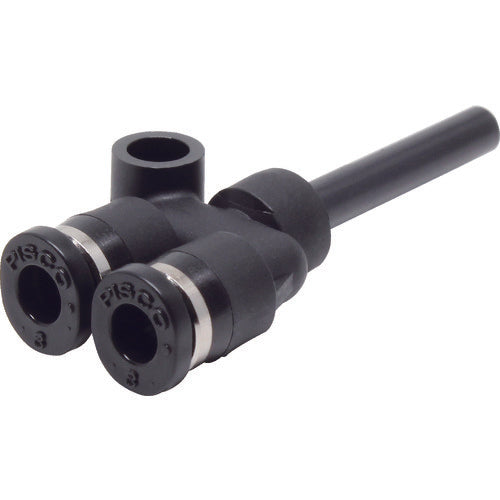 PISCO チューブフィッティングミニタイプ ブランチユニオンワイ PYJ3M 1 個