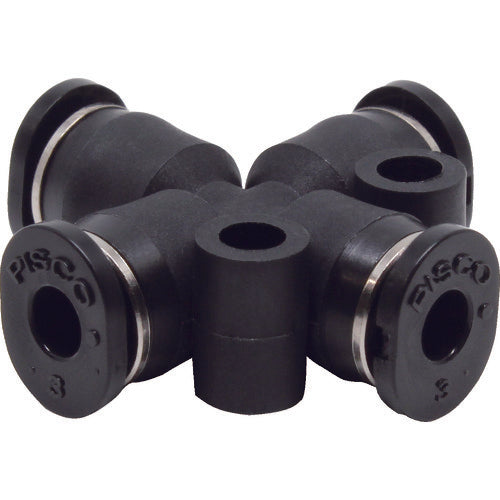 PISCO チューブフィッティングミニタイプ クロスエイ PZA3M 1 個