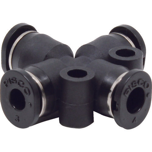 PISCO チューブフィッティングミニタイプ クロスC 4×3 PZC4-3M 1 個