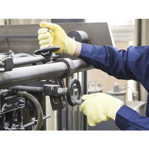 Towaron bulk purchase cut-resistant gloves Kevlar K-300 with anti-slip properties L (10 pairs) K-300-L 1 bag