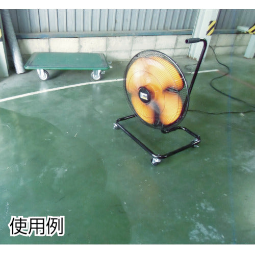 TRUSCO 全閉式アルミハネ工場扇 ゼフィール キャスタータイプ TFZPA-45C 1 台