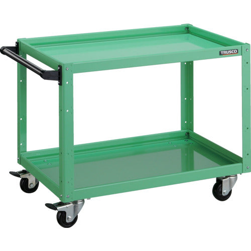 TRUSCO Tool Wagon Eagle Wagon 750 x 500 x H600 Urethane 4-Wheel Swivel Young Green EGW-672UJ-YG 1 Unit