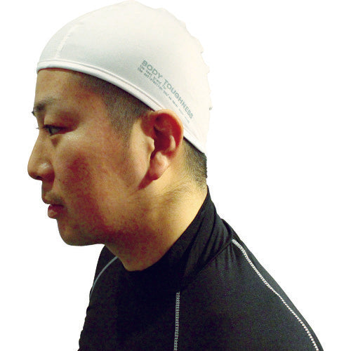 Otafuku Cooling and Deodorizing Power Stretch Head Cap White JW-611-WH 1 pc