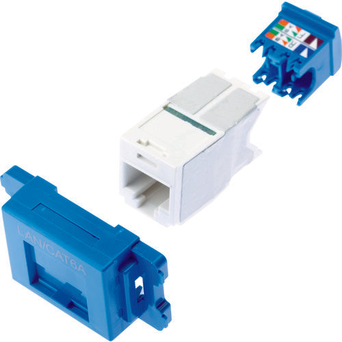 PANDUIT 카테고리 6AJIS 플레이트용 잭 키트 블루 JAOSSP6ATGBU 1개