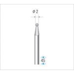 Nakanishi Electroplated Diamond Bur, Blade Diameter 2mm, 12315, 1 piece