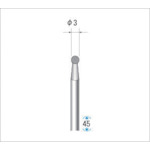 나카니시 크래프트 다이아몬드 바(1Pk(봉투)=3개입)구 칼날 직경 3 12814 1 PK