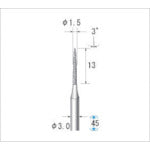 ナカニシ クラフトダイヤモンドバー(1Pk(袋)=3本入)テーパー 刃径1.5 12826 1 PK