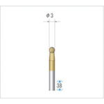 Nakanishi Titanium Coated Carbide Cutter Ball (Single Cut) Blade Diameter 3mm Blade Length 3mm 21311 1 piece