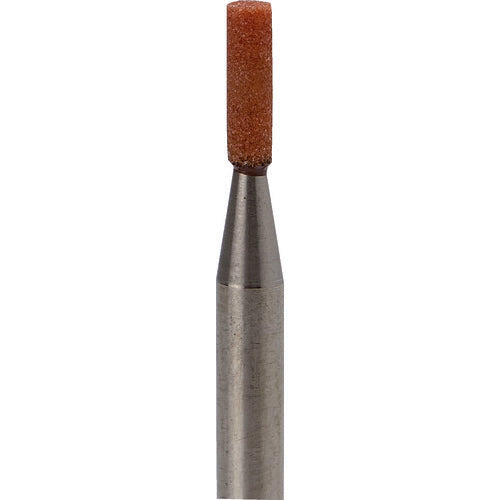 ナカニシ 軸付砥石(1Pk(袋)=10本)粒度#100 レッド 円筒 外径2mm 42601 1 PK
