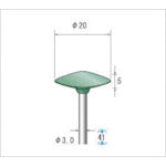 나카니시 그린 폴리셔 (1Pk(봉투)=10개입) #320 46863 1 PK