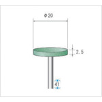 나카니시 그린 폴리셔 (1Pk(봉투)=10개입) #180 46872 1 PK