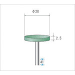 나카니시 그린 폴리셔 (1Pk(봉투)=10개입) #320 46873 1 PK