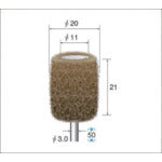 ナカニシ ファイバーサンダー (1Pk(袋)=3本入) 48725 1 PK