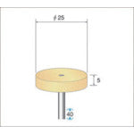 ナカニシ ポリッシュサンダー (1Pk(袋)=10本入) 48891 1 PK