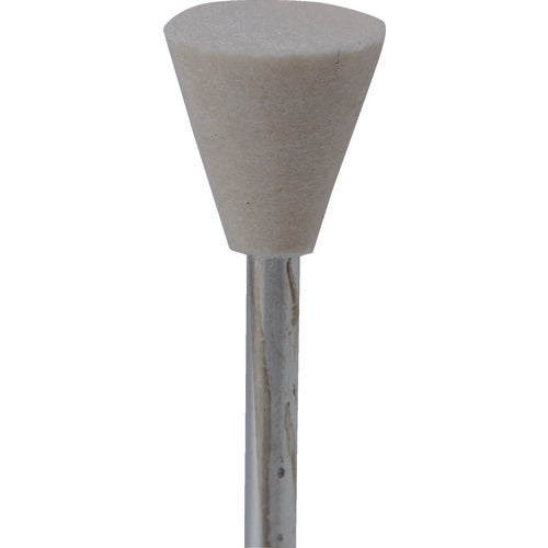 ナカニシ フェルトバフハードタイプ (1Pk(袋)=10本入) 外径12mm 53378 1 PK