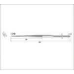 Nakanishi Diamond File #200 Triangle Blade Length 60 x Blade Width 4 57158 1 piece