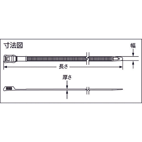 PANDUIT Cable Ties Hyper V (100 pieces) HV9100-C0 1 bag