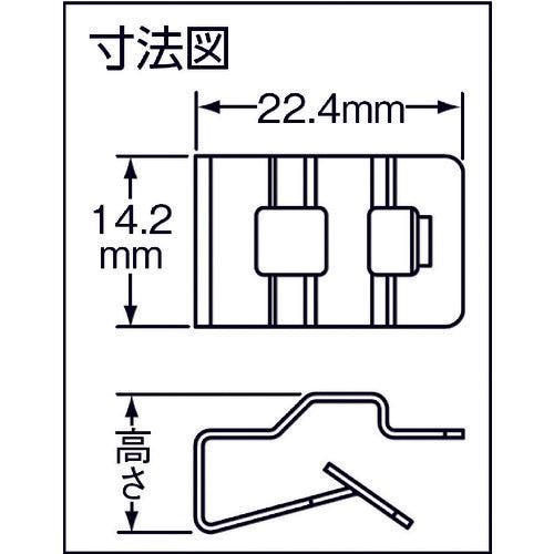 PANDUIT 클립형 고정구 (100개입) MCMS30-PC 1봉