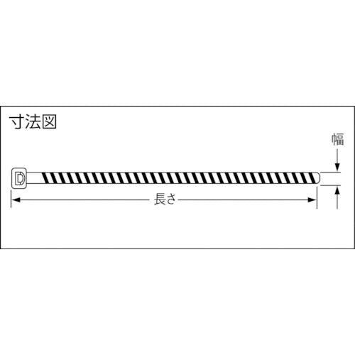 PANDUIT Striped Cable Tie Kit (250 pieces) PP5X50F 1 bag