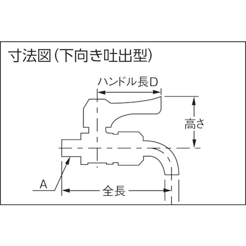 KAKUDAI ミニチュアボールバルブ 呼び径(A)R3/8 全長69.0 オレンジ 651-907-10 1 個
