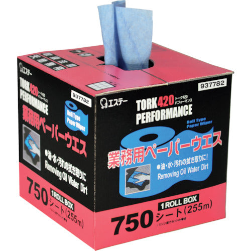 エステー ペーパーウエス トーク420パフォーマンス 1ロールBOX 93778 1 巻