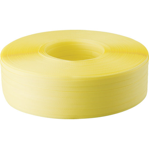 TRUSCO PP Band for Sealing Machine 19mm x 1000m Roll Yellow TPPS-19-Y 1 Roll