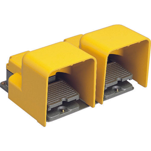 Ojiden Foot Switch Industrial Use Rainproof Type with Shield Cover Rated 6A-250VAC OFL-TW-SM2K 1 Unit