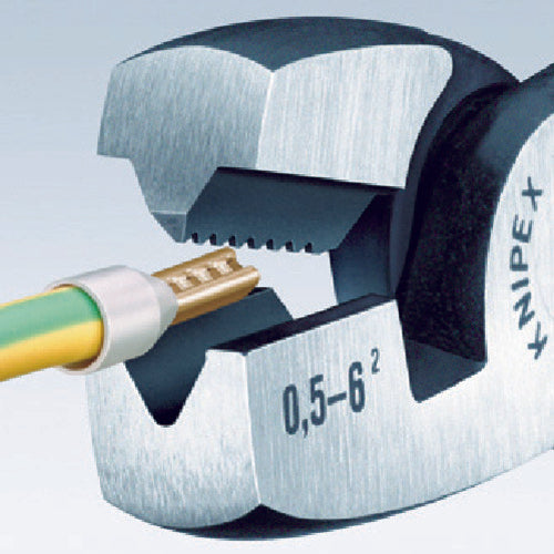 KNIPEX 9781−180 エンドスリーブ用圧着ペンチ 全長180mm 9781-180 1 丁