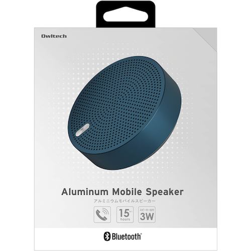 Owltech 무선 스테레오 모드 지원 블루투스 5 모바일 스피커 OWL-BTSP03S-RNV 1 개