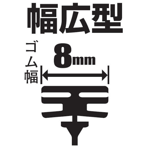 글라코 갈라코 와이퍼 흑연 초시계 교체 고무 G-33 04733 1개