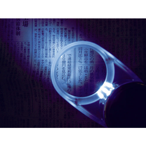 TRUSCO LED 부착 슬라이드 포켓 확대경 TSPL-35 1개