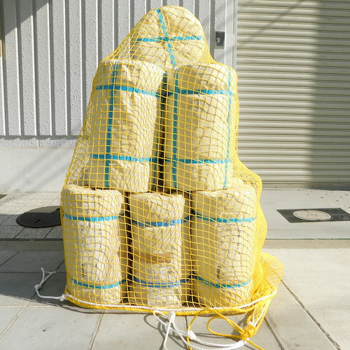 TRUSCO 多目的ネット(絞り紐付) 目合25mm 幅3.6mX長さ5.4m TN25-3654Y 1 枚