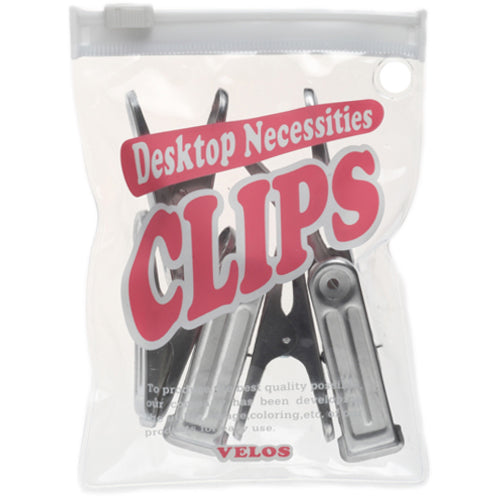 VELOS クリアケースパック アルミ角型ピンチ・大 54mm 6個 ACS-546 1 枚