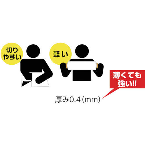 TRUSCO 컬러 자석 롤 0.4X620mmX10m TCMR-04-60-10W 1 권