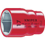 KNIPEX Insulated Socket 3/8 x 9/16 mm 9837-9/16 1 piece