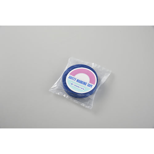 緑十字 クリーンルーム用ラインテープ 青 HCP−25BL 25mm幅×33m PET+PVC 259035 1 巻