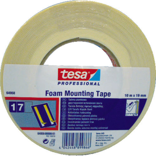 tesa 【매절 폐번】건축 내장용 가고정 패널 테이프 19×10 M 64958-19-10 1권