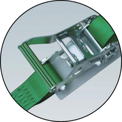 allsafe Belt Tie Down Ratchet Type Flat Hook Type (Heavy Load) R5FH15 1 Unit