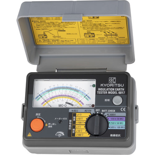 KYORITSU 6017 アナログ絶縁・接地抵抗計 MODEL6017 1 台
