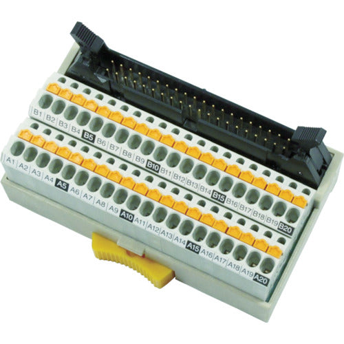 TOGI spring lock type connector terminal block, 40 poles, PCX-1H40-M, 1 piece