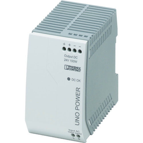 フエニックス フエニックスコンタクト スイッチング電源ユニットDINレール取付け UNO-PS/1AC/24DC/100W 1 台