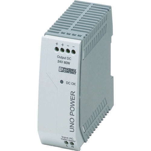 フエニックス フエニックスコンタクト 電源ユニット DINレール取付け 60W UNO-PS/1AC/24DC/ 60W 1 台